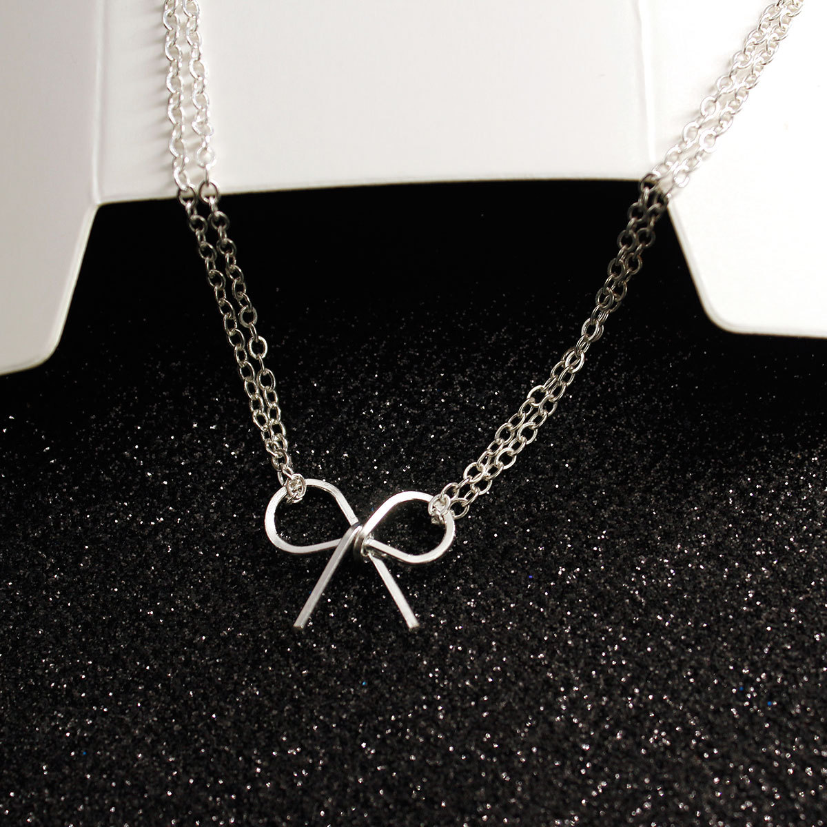 Alloy Material Classic Style Bow Knot Alloy Cable Chain Chain & Link Bracelets Wholesale