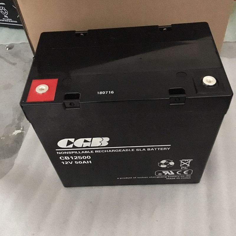 CGB长光蓄电池CB12500 12V50AH ups铅酸蓄电池阀控密封式