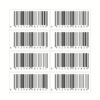 Supply library copper version paper non -dry glue barcode, streamcod number barcode QR code label printing