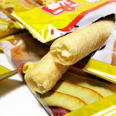 Hainan specialty Chunguang coconut crisp roll 238g coconut milk egg roll coconut biscuit snack food specialty