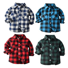 Baby Shirt Tem Doger, Export Multi-Color Classic Striped Long-Sleeve Top for Boys and Girls, Autumn Outerwear