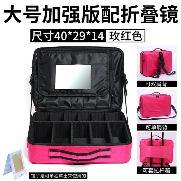 Big suitcase one shoulder, layer belt, worn on the shoulder