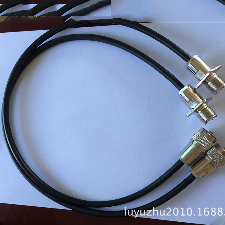 射频同轴连接器 RF电缆组件  SL16-J13 SL16-KF13 0.56米SYV-75-5