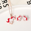 Trend metal pony, jewelry, set, European style, wholesale