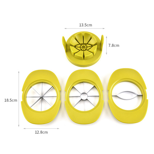 Household three-in-one fruit cutting apple dicing core divider fruit cutting tool multifunctional fruit cutter set