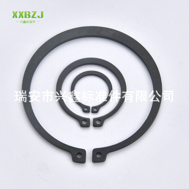 厂家供应 非标轴用弹性挡圈 卡簧卡环65锰弹簧钢机械工业用紧固件
