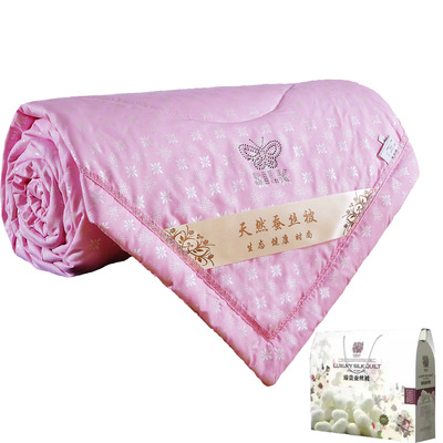 厂家直销蚕丝被空调被夏凉被可机洗全棉夏被微商一件代发礼品批发|ru