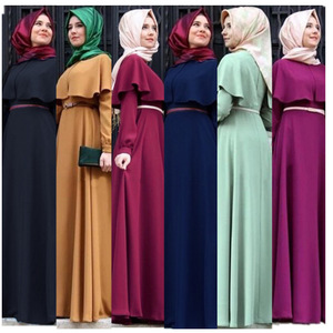The manufacturer directly provides idodo's new Muslim Hui dress cloak， large national women's robe and belt 1802