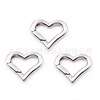 Stainless steel 316L Heart -shaped buckle spring buckle presses DIY jewelry accessories buckle