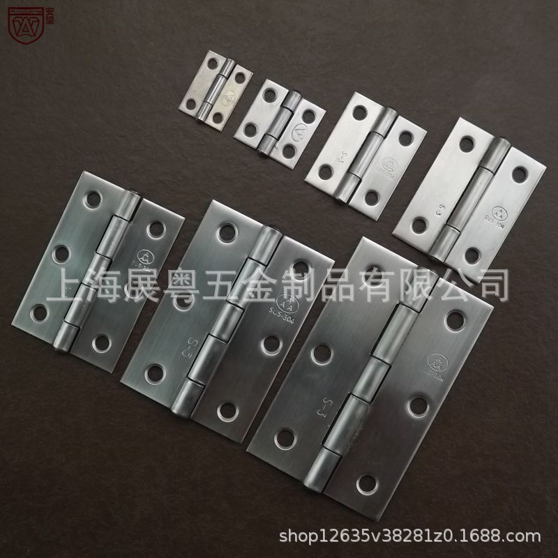 bisagra de acero inoxidable de 2 pulgadas 2.5 pulgadas 3 pulgadas bisagra pequeña accesorios de hardware de muebles bisagra industrial ventanas