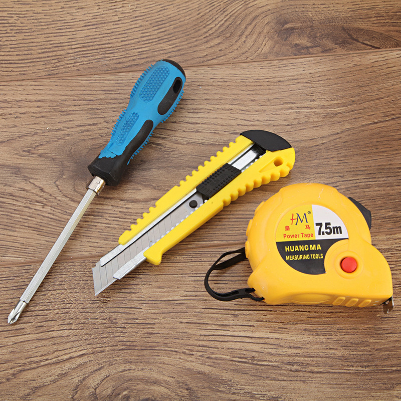 702 Hardware Tools Combination suit bolt driver The knife Tape suit combination 10 Yuan booth supply