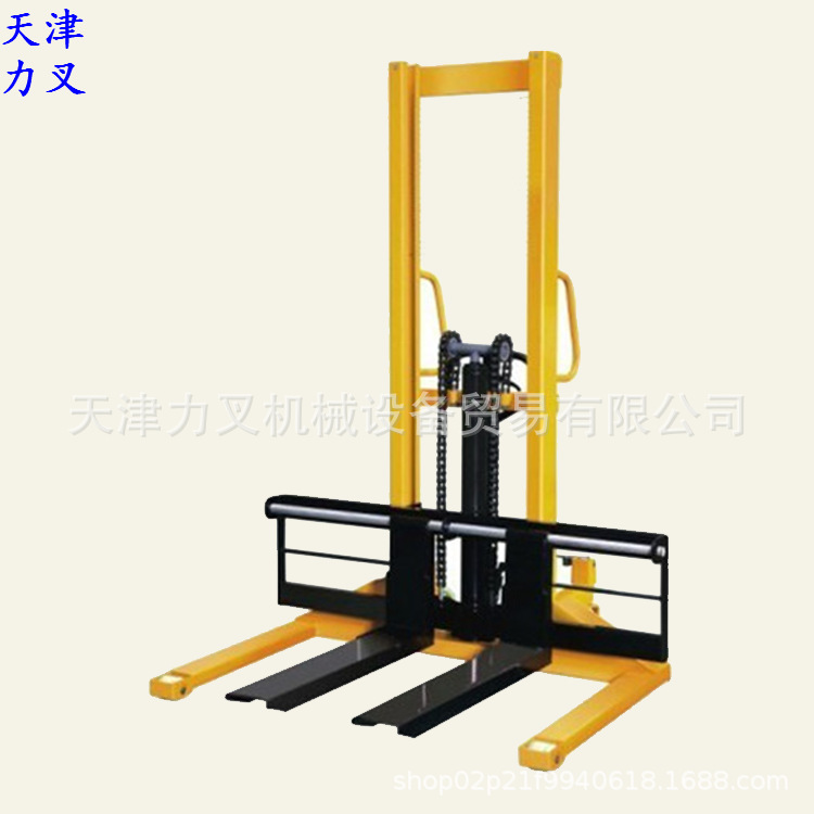供应2吨1.5米2米手动升降叉车 液压堆高装载机 手推升高搬货车
