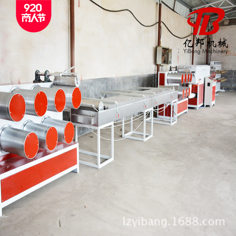 莱州亿邦亚麻丝老虎绳拉丝机组供应全套麻绳拉丝制绳拔丝机