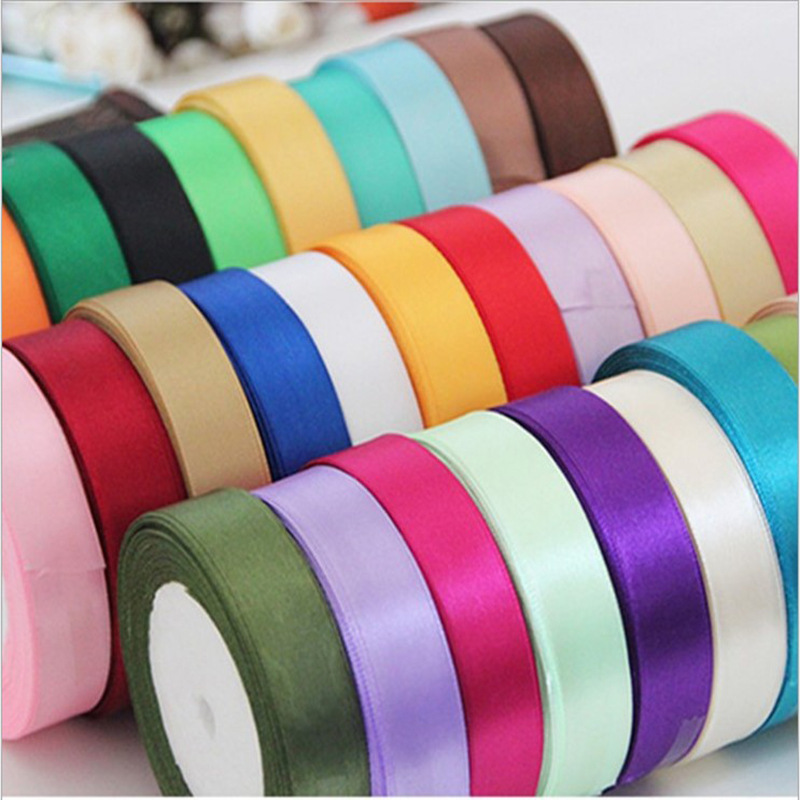 厂家批发婚庆用品缎带婚礼喜糖盒配件彩带喜糖袋丝带包装材料织带