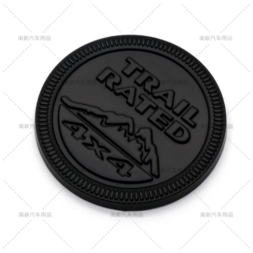 Suitable for JEEP Jeep Off-Road Compass Wrangler 4X4 Snow Mountain Label Metal Body Sticker Car Tail Label