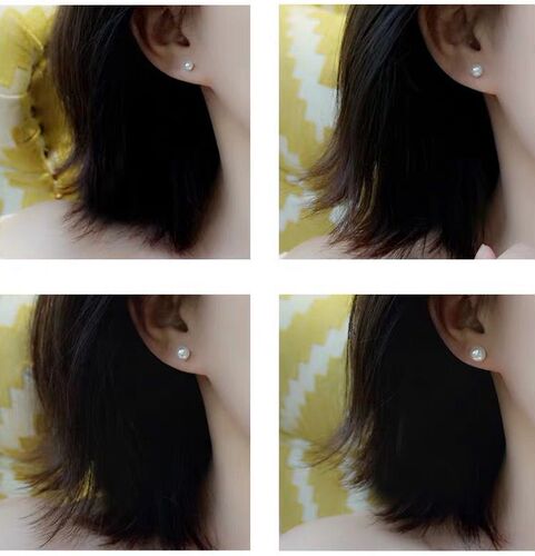 Pinduoduo Gift Small Earrings for Girls, Stylish and Simple, Fashionable and Versatile, Ethereal Stud Earrings