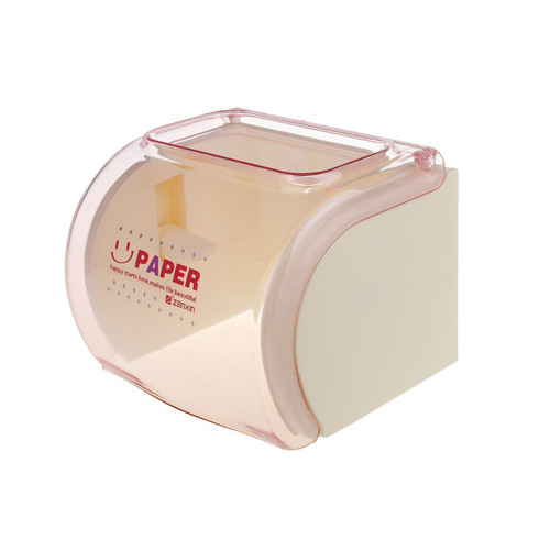 Zhenxing Waterproof Roll Paper Holder Seamless Suction Wall Pull-type Tissue Box Paper Tube Toilet Tissue Storage Box Mobile Phone Holder