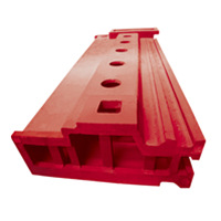 球墨铁铸件大型铸铁件铝型模具树脂砂工艺益恒机械铸造加工球铁铸