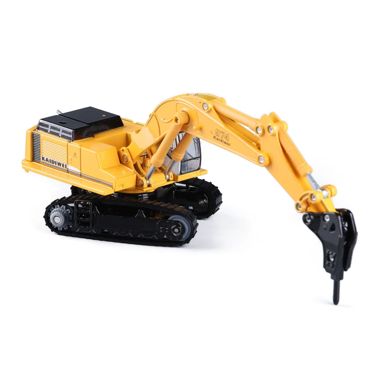 Металлическая инженерная модель машины, минифигура, игрушка, масштаб 1:87