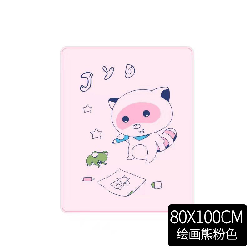 80X100CM 그림 곰 핑크