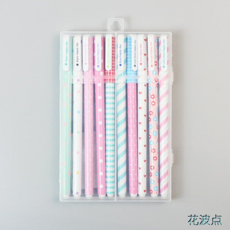 Набор цветов в горошек