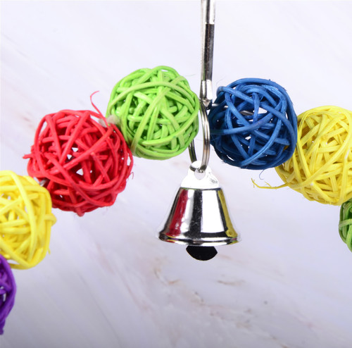 Parrot chewing toys, bird toys, rattan ball chewing toys, wholesale