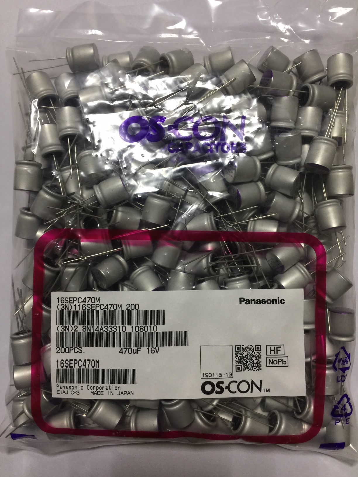 现货供应Panasonic固态电容16SEPC470M