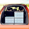 Transport, folding universal storage box for auto