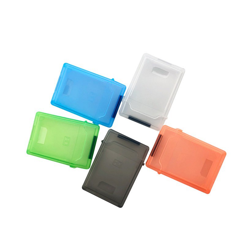 Caja de protección de disco duro de 2,5 pulgadas SSD caja de almacenamiento de disco de estado sólido disco duro portátil Disco Duro PP caja de plástico cubierta protectora