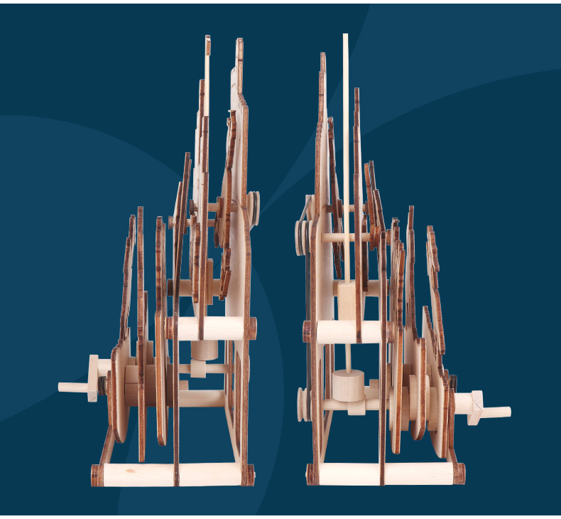 Timberkits英国手工动手类成人拼搭玩具成型后可以摆动中世纪之战