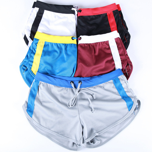 Men's shorts summer sports pants three-quarter pants loose fitness running youth shorts men's quick-drying beach pants