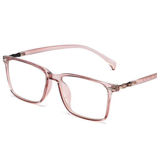 Korean version of the trendy tr90 square frame flat mirror can be matched with myopic women's retro simple style full-frame glasses frames wholesale for men
