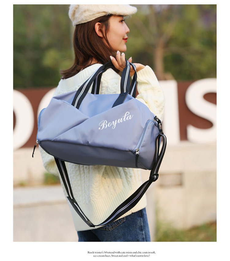 Women's Fashion Solid Color Oxford Cloth Waterproof Travel Bags display picture 3