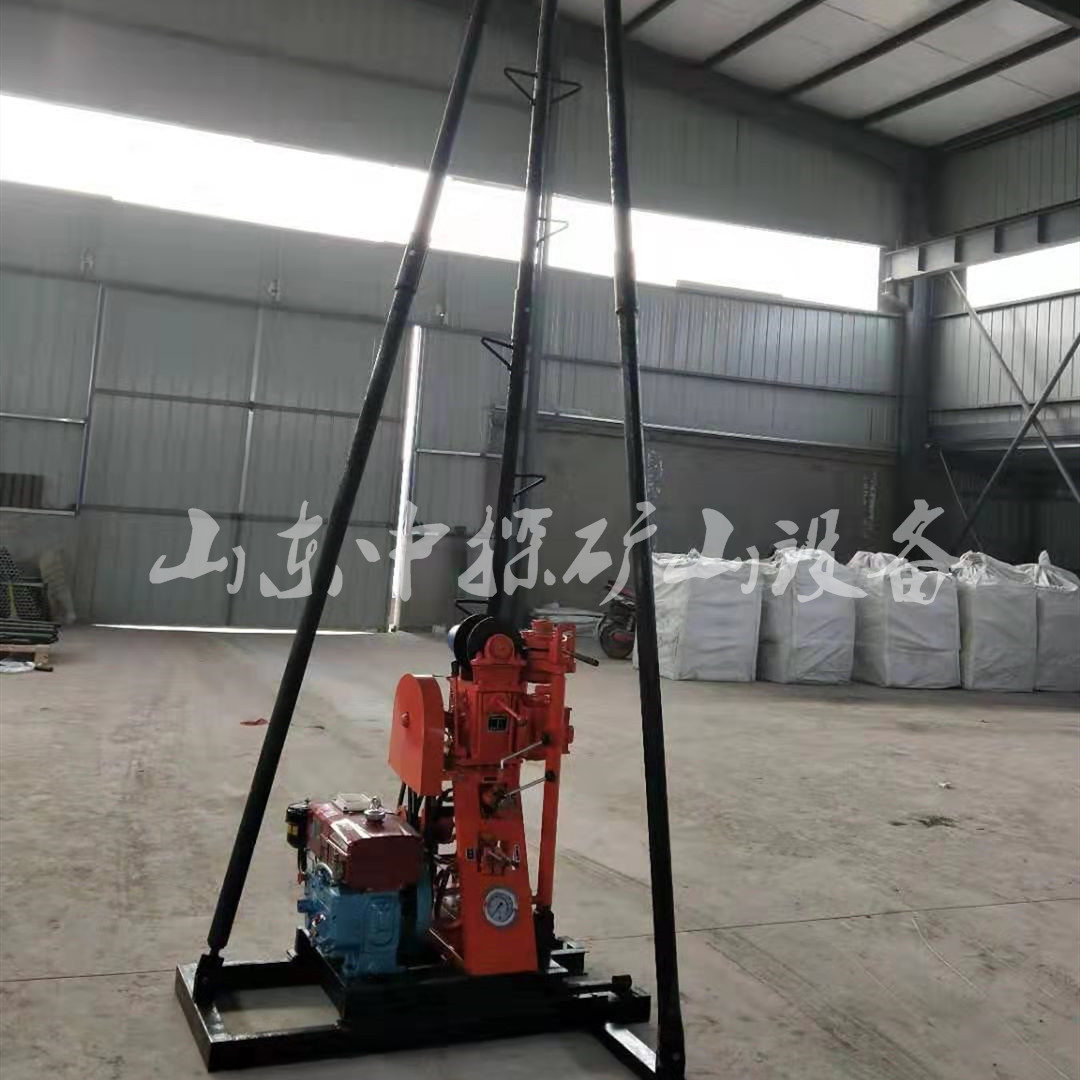 厂家直供 液压50塔架式勘探取样钻机 岩心取芯钻机轻便打井设备