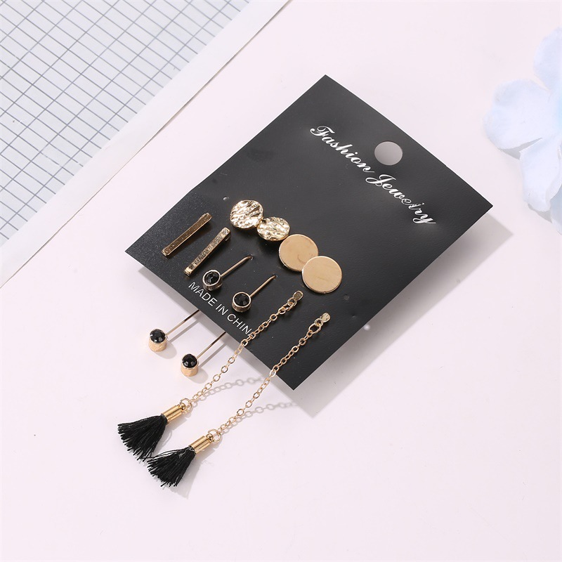 Best Selling New Tassel Set Earrings Wholesales Fashion display picture 3