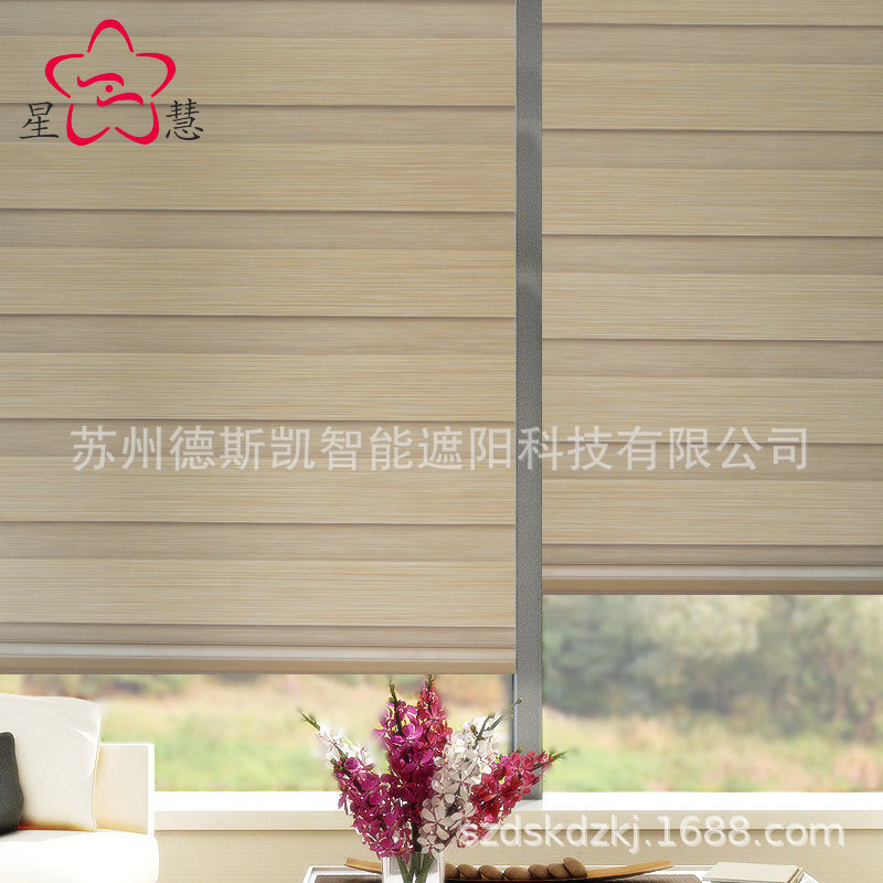 2019新款柔纱帘浴室厕所升降洗手卫生间卷帘防水防油遮光手拉式