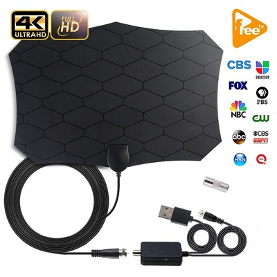 厂家直销电视天线HDTV天线高清数字天线 欧美室内TV天线多边形