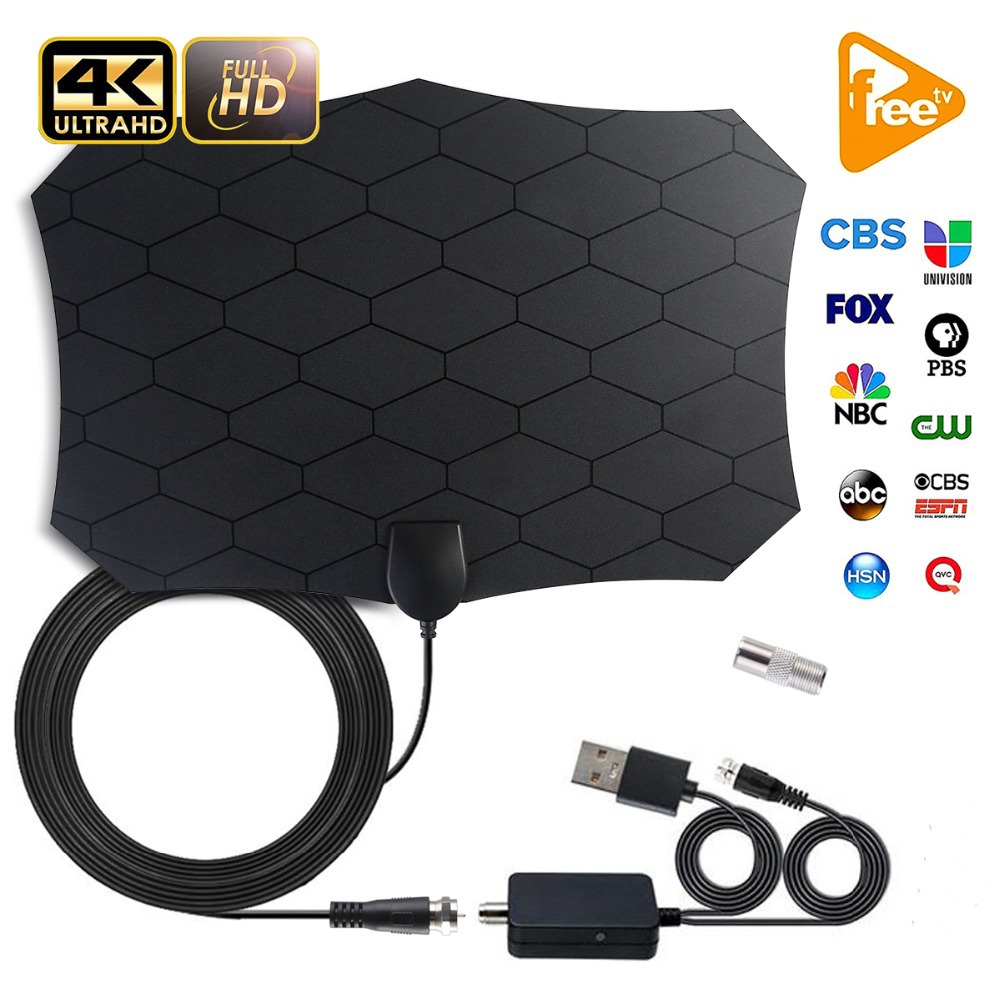 厂家直销电视天线HDTV天线高清数字天线 欧美室内TV天线多边形