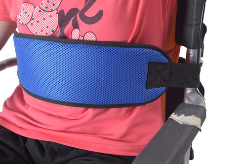 Dropshipping wheelchair with mesh breathable wheelchair restraint straps adjustable elastic protective gear restraint straps