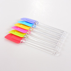 Transparent Silicone Sectioned Scraping Knife, Easy to Clean Cake Spatula, Factory Direct Scraping Knife, Cream Spatula