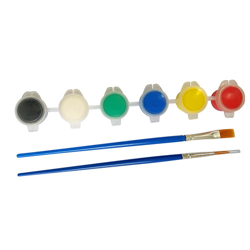 Mini pottery acrylic paint six-piece 6-color underglaze color handmade DIY painting for children hand-painted