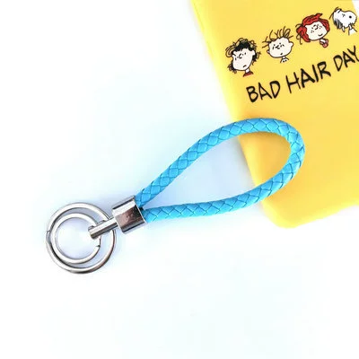 Woven keychain, polyurethane bag, pendant