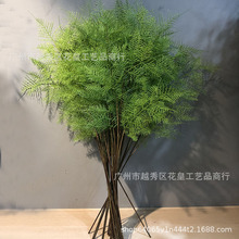 仿真文竹 中式家居花艺软装绿植盆栽蕨类植物摄影道具植毛叶