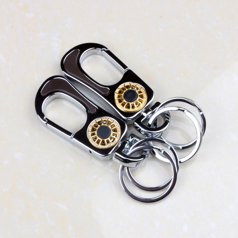 金属钥匙扣 腰挂汽车钥匙链圈挂件 定制 创意礼品