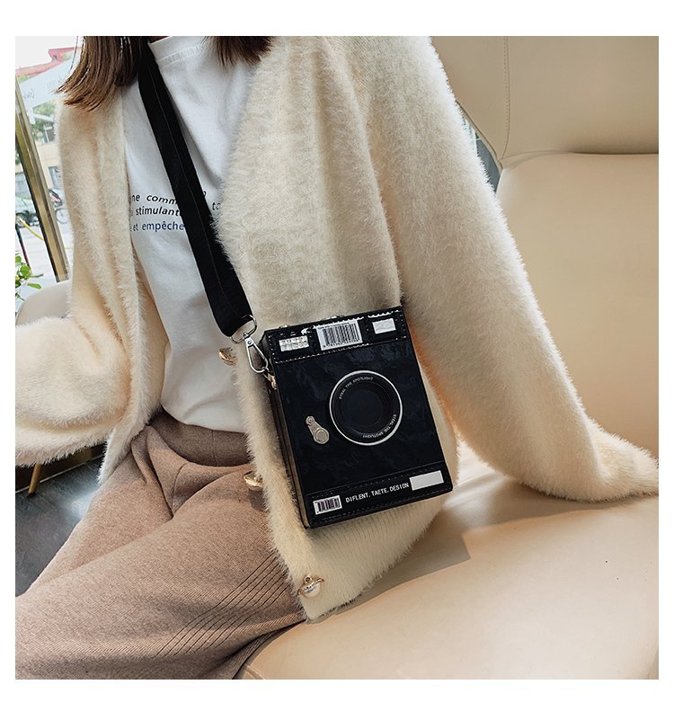 Small Pu Leather Creative Personal Camera Box Bags Victoring Glip Crossbody Women's Bags display picture 63