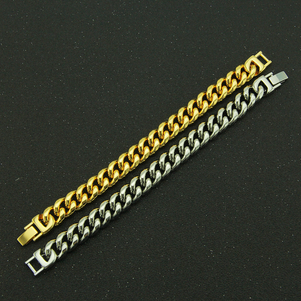 trend personality domineering thick chain necklace geometric alloy jewelry