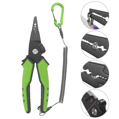 Kemailong lure pliers fish control device multi-functional belt weighing fish control pliers hook binding pliers unhooking pliers lure equipment
