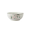 Nishidian Muyu Impression Sakura Series 5.5 -inch bowl of lotus mouth bowl Japanese high -temperature glaze underglaze ceramic tableware