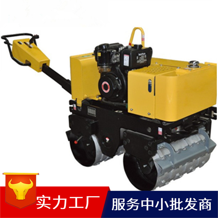 液压转向手扶式压路机 双钢轮柴油压路机 小型压路机生产厂家