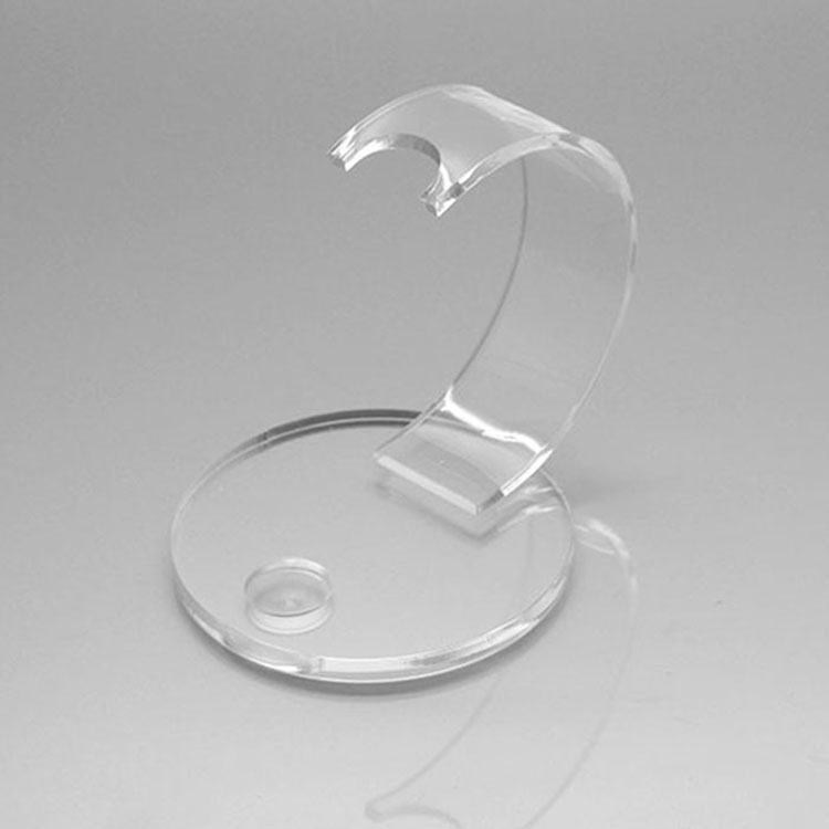 透明热弯款 单支笔架 亚克力办公室桌面笔架